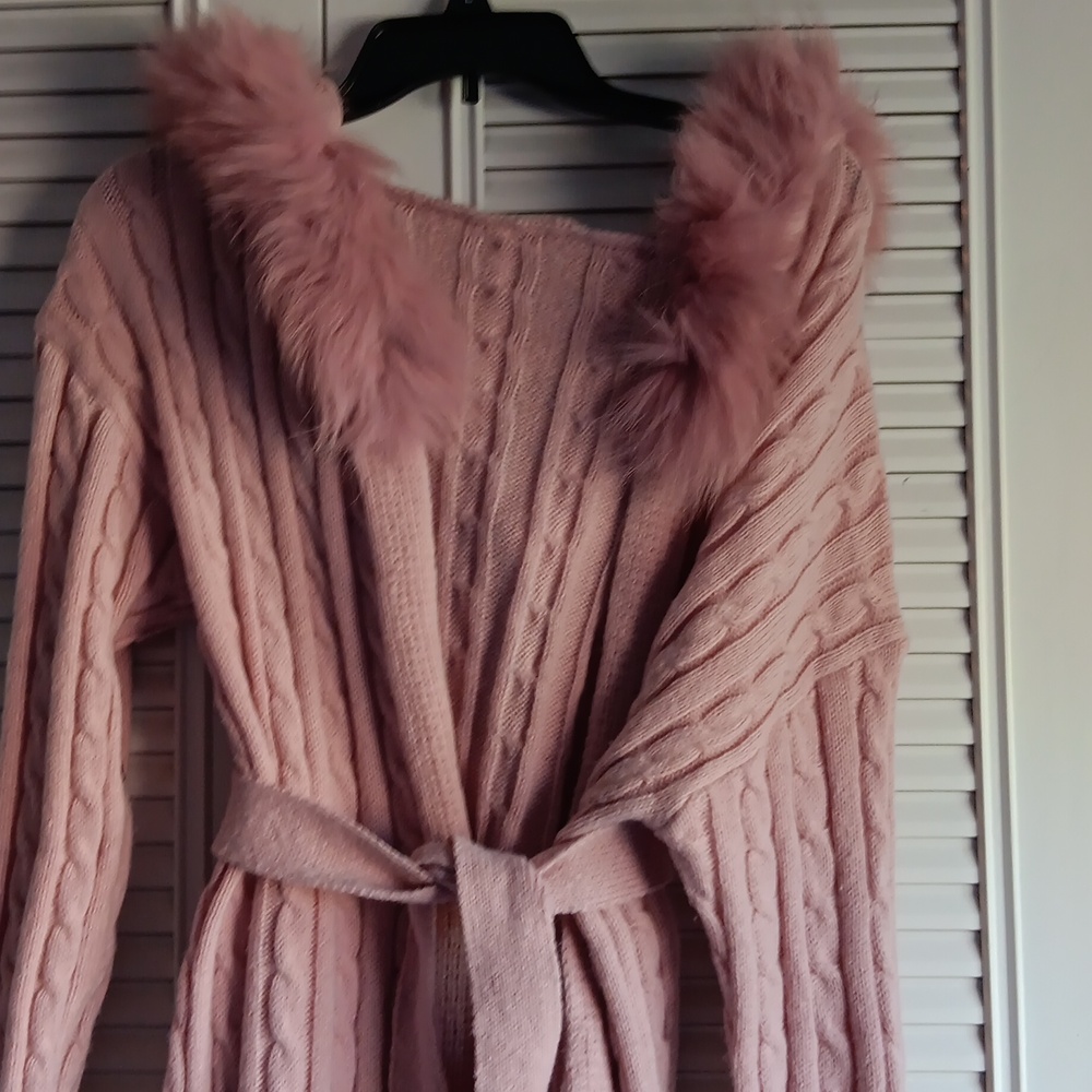 Hooded cardigan